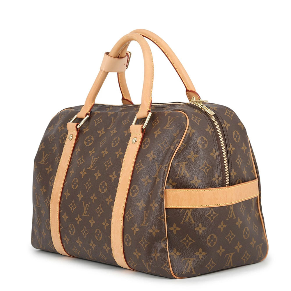 Louis Vuitton Carryall Bag Travel Boston Monogram Brown